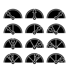 Loading and buffering icon set Loading and buffering icon set vector image