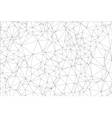 Background black and white polygon vector image