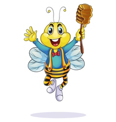 Honey bee vector image