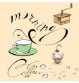 Morning coffee vector image
