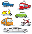 City transport vector image