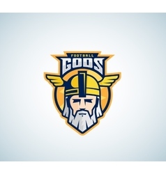 Football Gods Sport Team or League Logo vector image