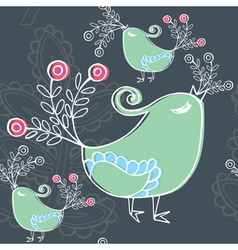 Peacock pattern vector image