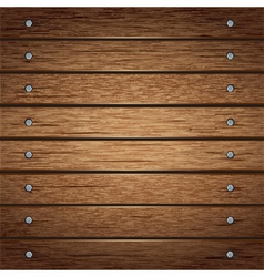 Wooden panel seamless background vector image