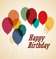 Happy Birthday vector image