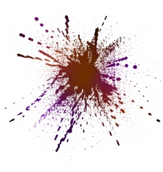 Inky splash vector image