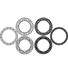 Celtic circle vector image