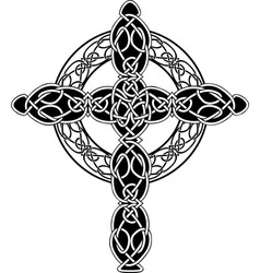 Celtic cross vector image