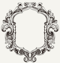 Vintage High Ornate Original Royal Frame vector image