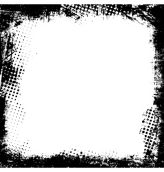Grunge border vector image