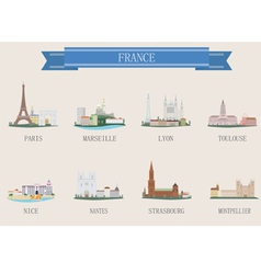 City of France vector image