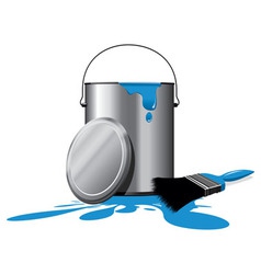 Paint pot vector image