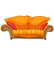 Cartoon home furniture sofa vector image