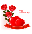Valentine day background vector image