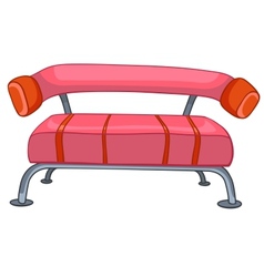 Cartoon home furniture sofa vector image