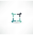Business partners sign vector image
