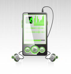 Media player vector image