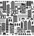 City pattern vector image