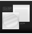 CD or DVD packing envelope vector image