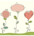 Nice doodle background vector image
