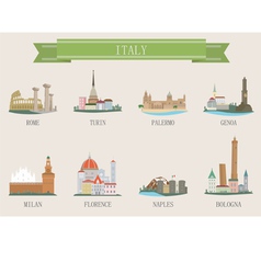 Italy city vector image