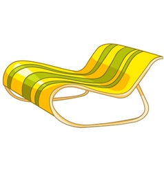 Cartoon home furniture sofa vector image