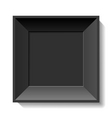 Black photo frame vector image