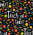 Trick-or-treat pattern vector image