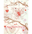 Valentines day background vector image