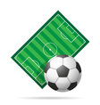 Soccer field Soccer field vector image