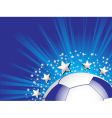 Football background vector image