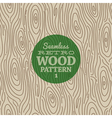 Retro wood seamless background vector image