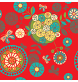 Garden floral seamless vector image