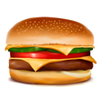 Cheeseburger vector image