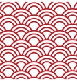 Seamless wave japanese pattern vector image