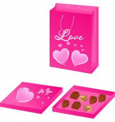 Valentine's background vector image