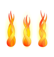 Flames vector image