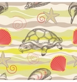 Beach seamless pattern Beach seamless pattern vector image