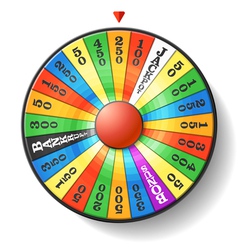 Wheel of fortune vector image