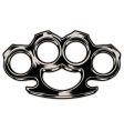 Brass knuckles vector image