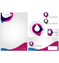 Corporate identity designs vector image