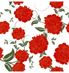 Floral background vector image