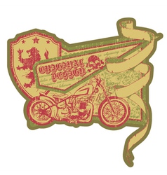 Vintage label vector image