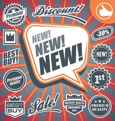 Design elements vector image
