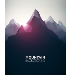 Mountain Background Mountain Background vector image