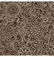 Floral seamless pattern vector image