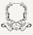 Of Decorative Frame And Banner vector image