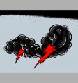 Thundershower vector image