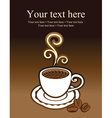 Cup of coffee vector image