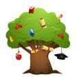 Education tree vector image